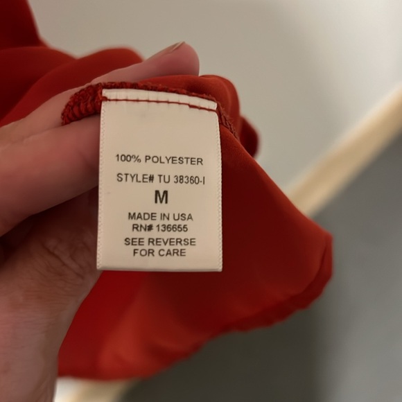 Orange west kei top - Picture 5 of 6